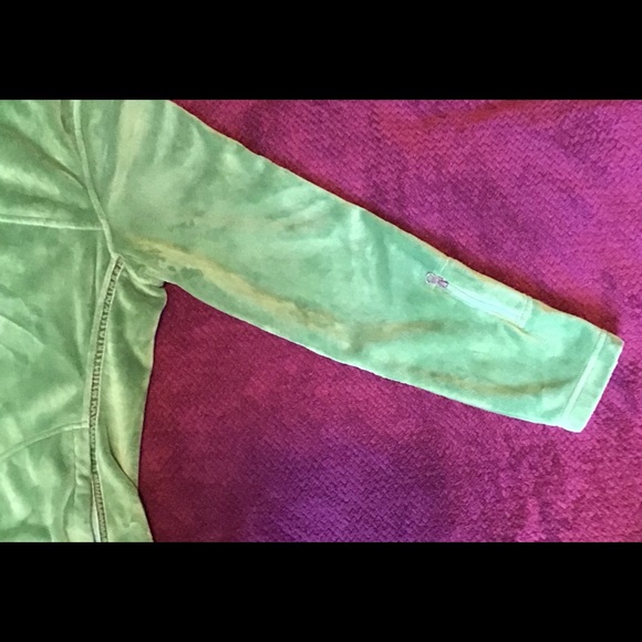 Women’s EUC green MARMOT polar fleece jacket/ sz L - Picture 6 of 6